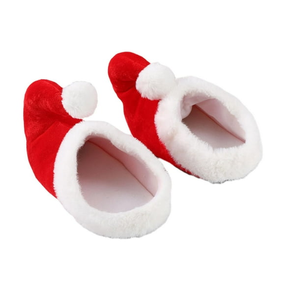Christmas Slippers Comfortable Non Slip Cute Home Shoes Santa Claus Slippers