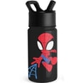 thumbnail image 1 of Botella de agua simple y moderna Marvel Spiderman Kids de 400 ml Simple Modern NA, 1 of 7