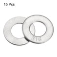 thumbnail image 2 of Uxcell 9/16" 316 Stainless Steel Flat Washer for Screw Bolt 15 Pack, 2 of 5