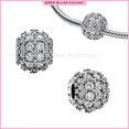 thumbnail image 4 of Charm colgante Fit Pandora Moments Corazón & Perro de plata y circonitas Cristal De Murano Blanco,Redondo Pavé circonitas esterlina Compatible Pulsera & Collar，Regalos de joyas para mujeres, 4 of 4