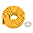 thumbnail image 5 of Furniture Table Edge Protectors W-Shape Soft NBR Anti-collision Strip with Tape 2 Meters Length Orange, 2pcs, 5 of 6