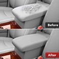 thumbnail image 5 of KBH Car Center Console Lid Armrest Cover Replacement for 2008-2013 Toyota Highlander, Leather Skin Upholstery for Arm Rest Box Lid, Gray, 5 of 5