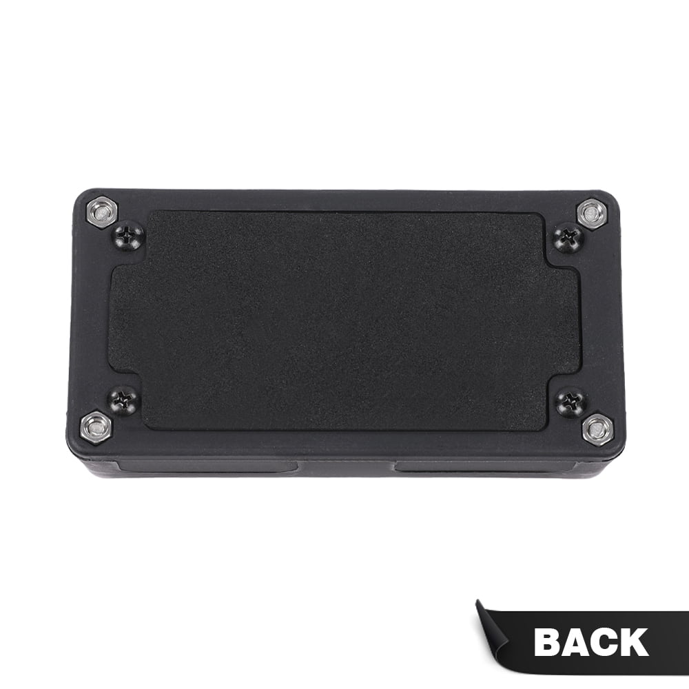 CROSSDESIGN 12 Terminal Ground Power Distribution Junction Block Kit Heavy Duty Bus Bar 12V Black