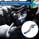 thumbnail image 3 of Palancas de freno y embrague cortas y largas para Yamaha TMAX560 2019-2020, palanca de freno ajustable de motocicleta, aleación de aluminio, mango de titanio con extremo azul, 3 of 6