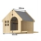 thumbnail image 3 of Villa Cat Bed, Wall-Type Cat Bed, Small Solid Wood Cat Wall Shelf A, 3 of 5