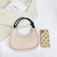 thumbnail image 2 of Bolso de mano de nailon con forma de media luna y media luna para mujer, a la moda, 2 of 6