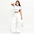 thumbnail image 4 of Mrmall Casual Loose Fit Jeans For Women Versatile Commuter Autumn Pants, 4 of 6