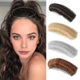 thumbnail image 4 of 3 Pcs Invisible Hair Pad Natural Hair Base Bump Clip Hair Styling Insert Tool for Volume DIY Heighten Hair Accessory, 4 of 8