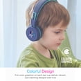 thumbnail image 5 of MEE audio KidJamz Wired Headphones w/ 3.5mm Plug, Safe Listening Kids Headset for School (Blue), 5 of 10