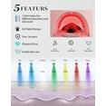 thumbnail image 3 of Máscara de terapia de luz roja Beuwe LED de 7 colores para rostro y cuerpo, 3 of 7
