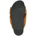 thumbnail image 6 of Brinley Co. Womens Crisscross Faux Fur Slipper, 6 of 7