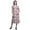 White3, variant on Bimba Straight Kurtis For Women Long Kurti Dress Printed 3/4 Sleeve Indian Top