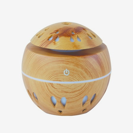 

Yedhsi Humidifiers 130ML Led Night Light Humidifier Wood Grain Spray USB Vehicle Humidifier