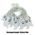 thumbnail image 2 of Halloween Ghost LED Battery Box Light String Skeleton Carnival Ghost Festival Party Yard Festive Decoration, 2 of 2