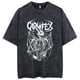thumbnail image 5 of Camiseta gótica de ácido para hombre, camisa holgada de estética, Punk, Grunge oscuro, ropa de calle gótica, Top Harajuku de algodón, ropa de verano, 5 of 5