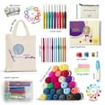 Craftbud Beginner Crochet Kit for Adults and Kids, 80 Piece Crochet Set