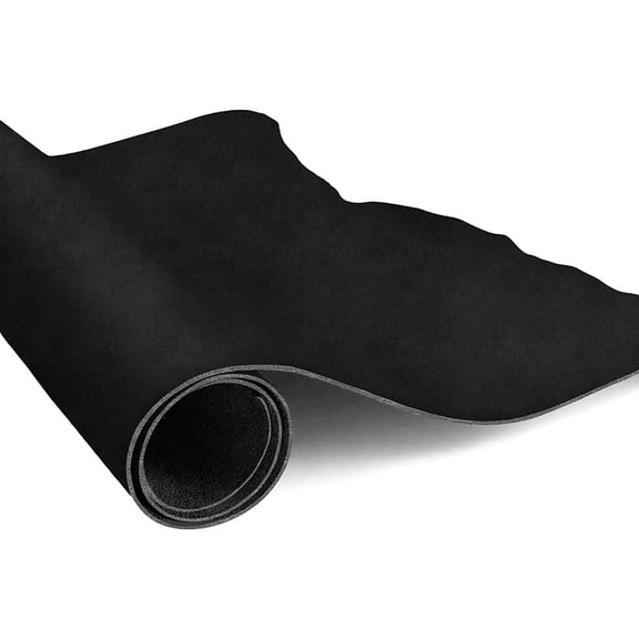 ELW Genuine Leather Vegetable Tanned 8-9 oz. 3.2-3.6mm Size 10"x36" in Black Full Grain Veg Tan Leather AB Grade Cowhide, Heavy Weight, Tooling, Carving, DIY, Holster, Stamping