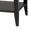 thumbnail image 6 of Baxton Studio Primrose Mid-Century Black Fluted Wood 1-Drawer Nightstand, 6 of 6
