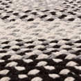 thumbnail image 3 of Super Area Rugs Country Braided Farmhouse Cotton Reversible Area Rug Black & Gray - Rectangle 4' X 6', 3 of 5