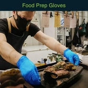 Fifth Pulse Disposable Nitrile Gloves L [100] Latex & Powder Free Gloves - Blue