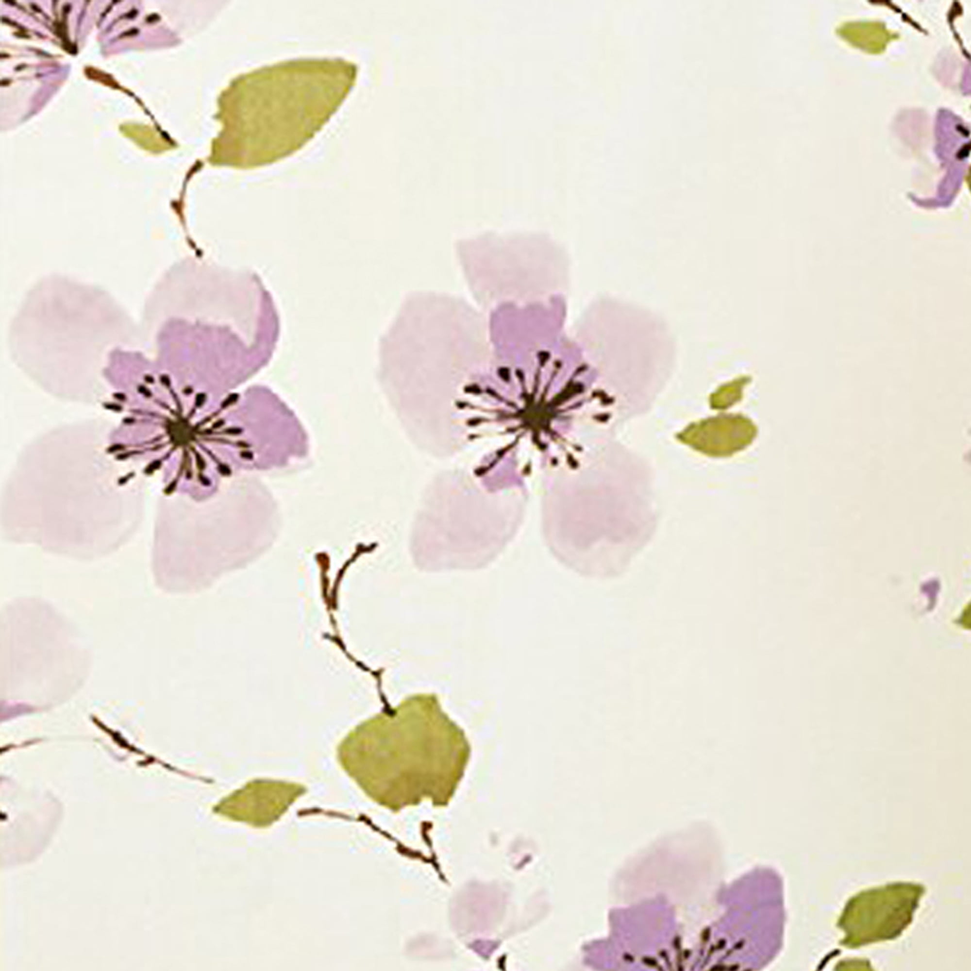 Purple Flower Static Cling Glass Window Film Privacy Frosted Opaque GlassSticker 