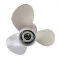 thumbnail image 3 of Outboard Motor Propeller for Boat Engine Marine Aluminum Alloy Propellers 11 1/8X13-G, 3 of 5