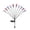 J003- Style C, variant on Solar Yard Lights Outdoor Waterproof Red White Blue Star String Lights 10 Led 4Th of July Lawn Pathway Accent Lighting