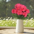 thumbnail image 4 of WZXPWT Simulation Artificial Hydrangeas, Faux Outdoor Artificial Indoor Hanging Flowerpot Decorations, 4 of 6