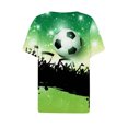 thumbnail image 5 of Fiudx Camisetas para Mujer Camiseta Holgada con Cuello En V y Estampado Del Día de La Independencia para Mujer, 5 of 5