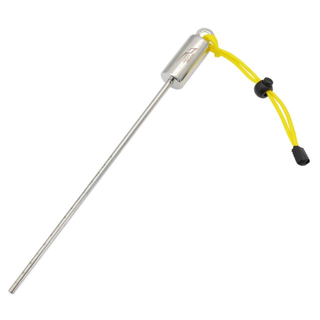 Diving rattle ding ding stick stainless steel underwater probe with hand strap