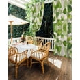 thumbnail image 5 of nqOlkjepod Outdoor Curtains for Patio Waterproof, Botanical Leaves Outdoor Privacy Panels Grommet, Spring Retro Watercolor Pastoral Blackout Outside Curtains for Porch/Cabana 54"x84", 1 Panel, 5 of 8