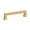 Brass, variant on Emtek 86485US26 10 in. Center to Center Alexander Cabinet Pull, Bright Chrome
