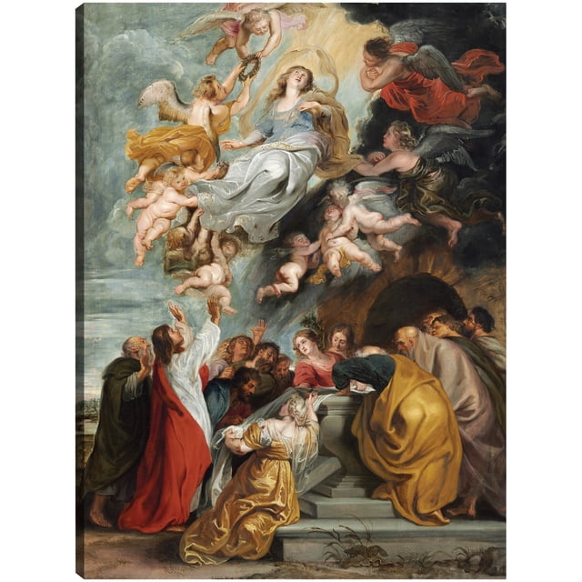 Cuadro Decorativo - La Asunción de la Virgen (probablemente a mediados de la década de 1620) Jr Impresión en canvas, estrechado.