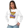 thumbnail image 4 of Halloween Feelin Cute Kinda Spooky Women's Long Sleeve T Shirt Brisco Brands S, 4 of 6