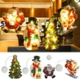 thumbnail image 3 of Todaioua Christmas Decorations Christmas Gifts Christmas Decor Christmas Ornaments Clearance LED Sucker Window Hanging Lamp Christmas Decoration Shop Scene Layout Holiday Decoration Lamp, 3 of 3