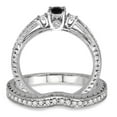 thumbnail image 3 of 1.5 Carat Black Diamond Antique Bridal set on 10k White Gold, 3 of 3