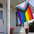 thumbnail image 5 of 2 PCS Progress Pride Flag 3x5 Fts - LGBT Community Support Gay Pride Rainbow Banner, 5 of 5