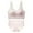 Khaki, variant on FAIWAD Women's Lingerie Set Seamless Wirefree Breathable Comfort Pads Bra with High Waist Panties Underwear Set