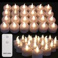 thumbnail image 1 of Velas sin llama alimentadas por batería con Control remoto de velas LED parpadeantes de 12 piezas para el hogar Sincero  Hogar, 1 of 3
