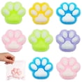 thumbnail image 1 of Juguetes Squishy Cat Paw Squeeze, paquete de 5 para aliviar el estrés de los niños, 1 of 6