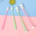 thumbnail image 4 of 1 Pc Nano Toothbrushes for Adults,Fiber Brush Toothbrush,Super Soft toothbrush,Toothbrush with Flat Handle,Soft Toothbrush for Protect Fragile Gums (Green), 4 of 8