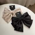 thumbnail image 3 of Eoperou Hair Barrette Three-layered Big Bow-knot Princess Style Headgear Non-Slip Hair Decoration Solid Color Exquisite Lightweight Hairpin Women Hair Accessories, 3 of 8