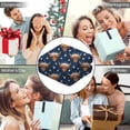 thumbnail image 5 of Wearable Blanket,Navy Highland Cow Flower Pattern Hooded Wearable Sherpa Blanket for Adults & Teens,Winter Poncho Shawl Wrap Cape Thick Warm,50"x60", 5 of 5
