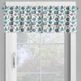 thumbnail image 4 of Ambesonne 90s Valance & Curtain, Cassettes Stars Heart Lightning, 55"x30", Aqua Pale Purple and Blue, 4 of 7