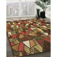 thumbnail image 3 of Ahgly Company Machine Washable Indoor Rectangle Transitional Cinnamon Brown Area Rugs, 2' x 4', 3 of 7