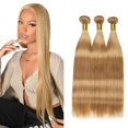 thumbnail image 1 of Hair Bundles Raivide Honey Blonde Straight #27 50-55 cm, 3 x 100 g, 1 of 4