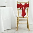 thumbnail image 5 of Ties-Free Elastic Christmas Bow Chair Back Decoration - Stretchable Holiday Bow for Hotel Banquet Chair Cover Decor, 5 of 6