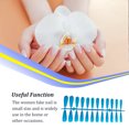 thumbnail image 3 of False Nail Tips Shiny Color Super Coffin Manicure Color Reusable Super Tools Press Lady Detachable DIY Accessories Artificial Fingernails Peacock Blue, 3 of 7