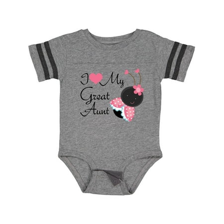 

Inktastic I Love My Great Aunt Gift Baby Girl Bodysuit