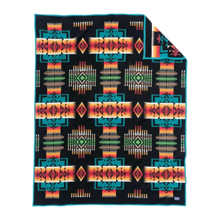 Pendleton Shared Spirits Blanket Mug Black Multi Colored Design, 4.5 x 3.5